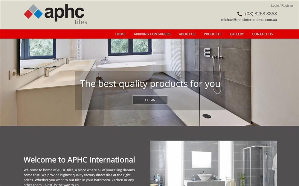 APHC Tiles Website