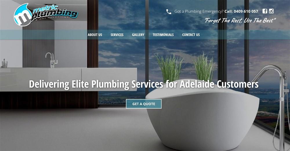 Metric Plumbing Website