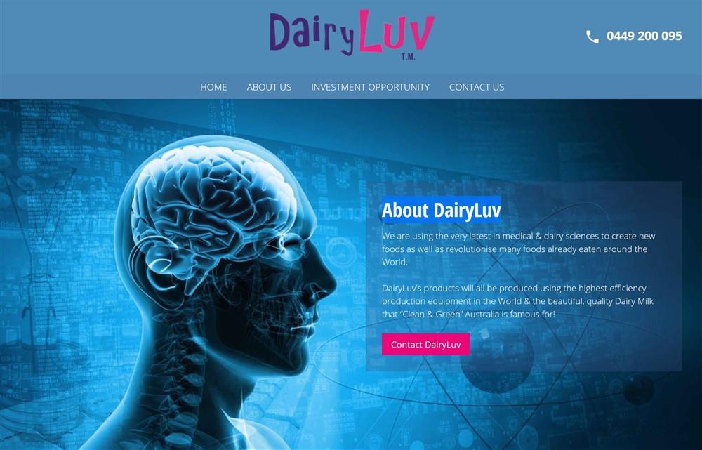 About DairyLuv website