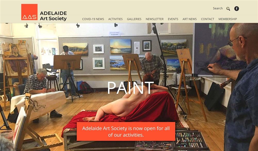Adelaide Art Society Website